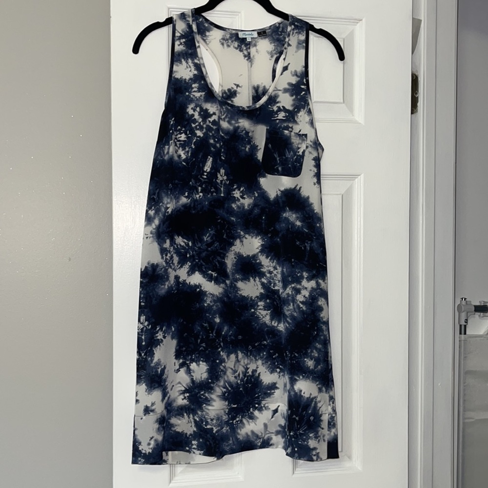 Marabelle Silk Tie-Dye Tank Dress